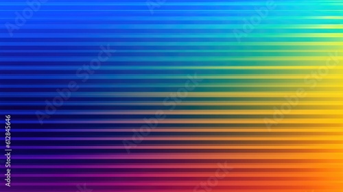 abstract rainbow background, Bright Striped Gradient, 45 Grad - generative AI