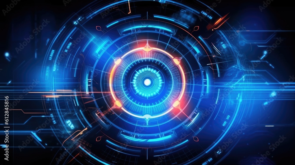 Futuristic technology background Futuristic technology background