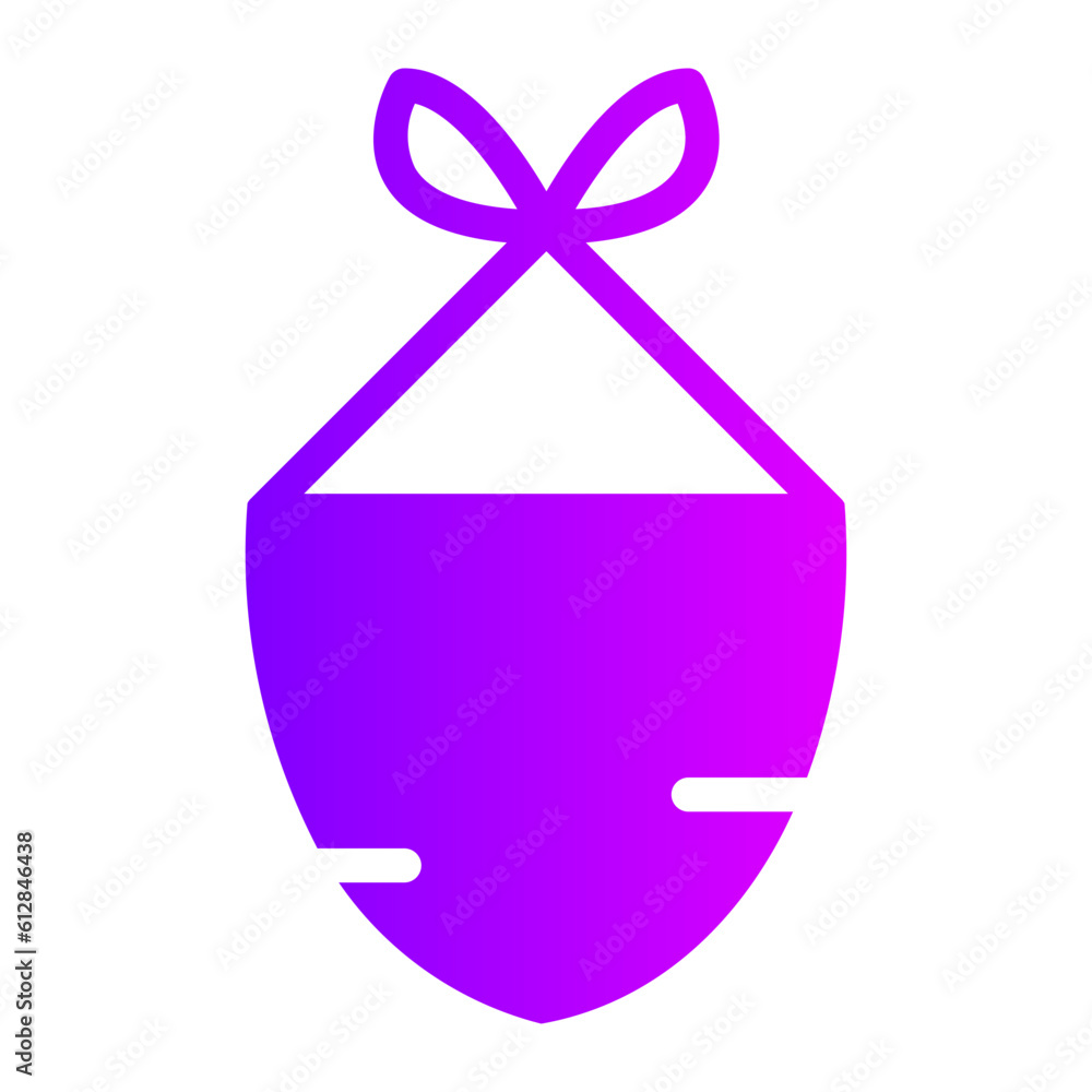 kerchief gradient icon kerchief gradient icon