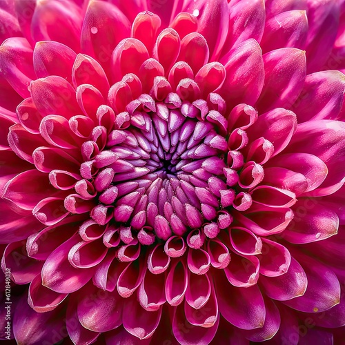 Fantasy Blossoms Captured in Vibrant Viva Magenta  A Closeup of Nature s Beauty  Generative AI