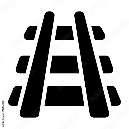 railway glyph icon