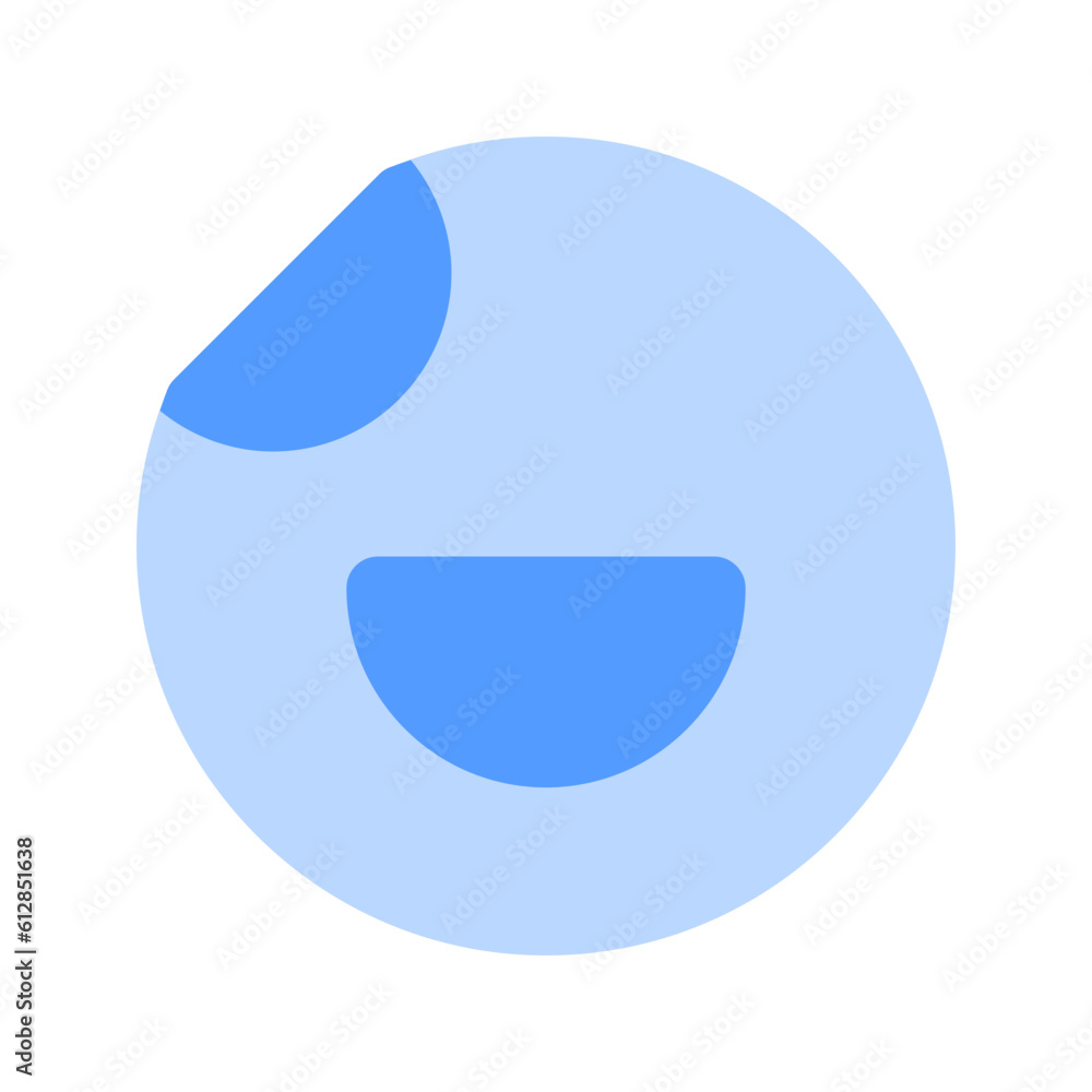 sticker duotone icon
