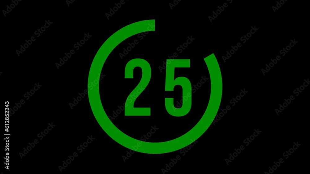 Alpha Channel Countdown Timer With Transparent Background Alpha Channel Countdown Timer With Transparent Background