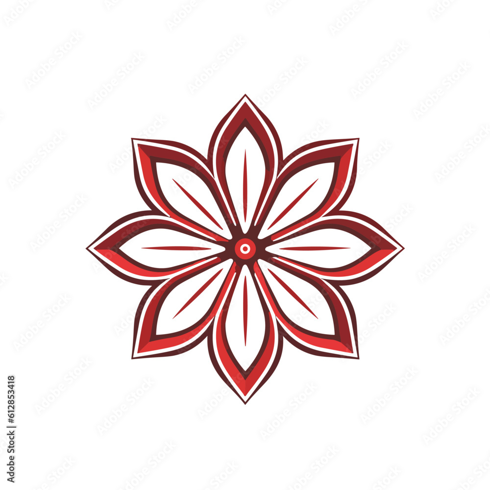 Clean Edelweiss Plant Logo Vector Design Minimalistic and Elegant Emblem for Branding 