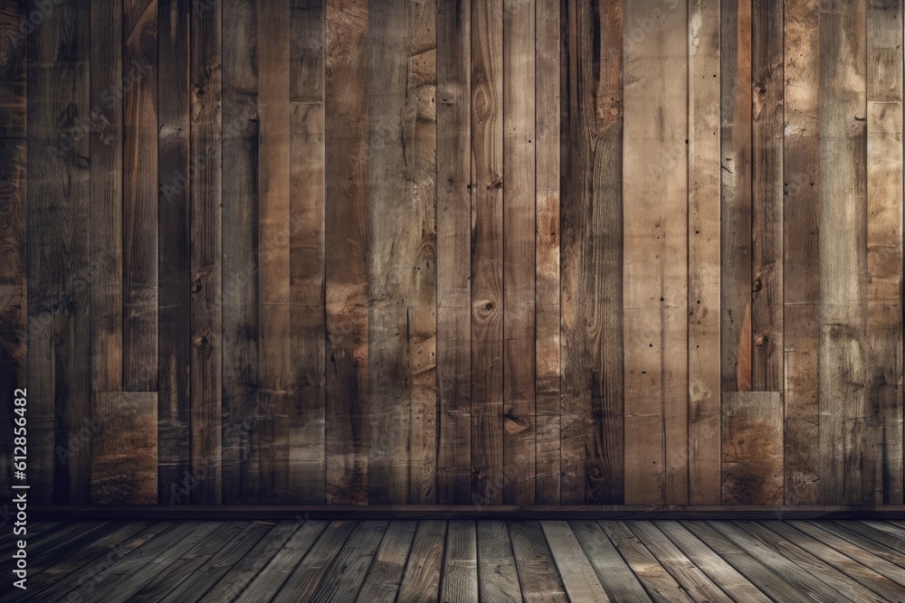 Wood plank background image photo of wooden board. Generative AI Wood plank background image photo of wooden board. Generative AI