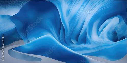 Abstract wavy blue background. Blue texture background.