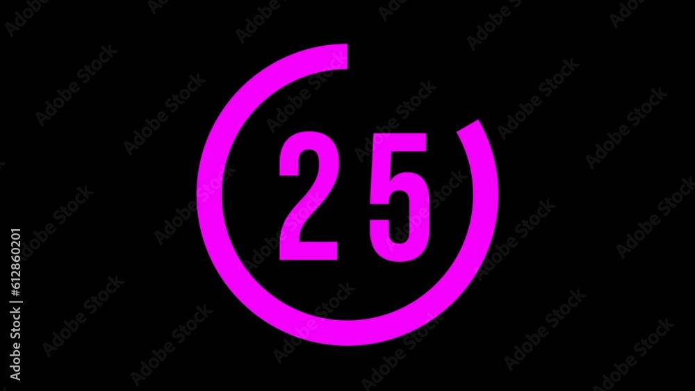 Alpha Channel Countdown Timer With Transparent Background Alpha Channel Countdown Timer With Transparent Background