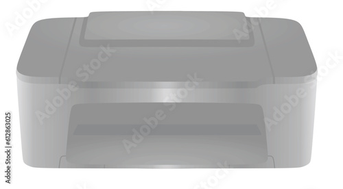 Simple ink jet printer. vector