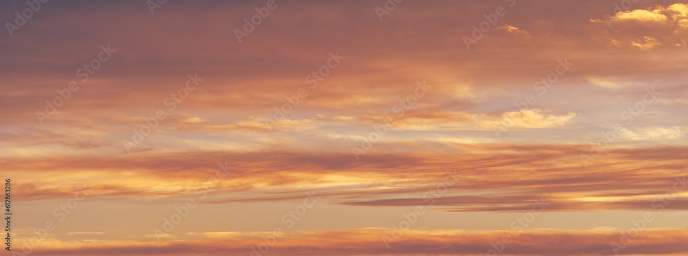 Clouds dawn sunset romance. Very gentle romantic pink clouds in the sky of dawn gentle mood of the sunset sky