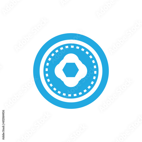 frisbee logo icon