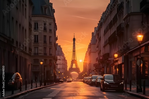 The Romantic Ambiance of Paris - Generative AI