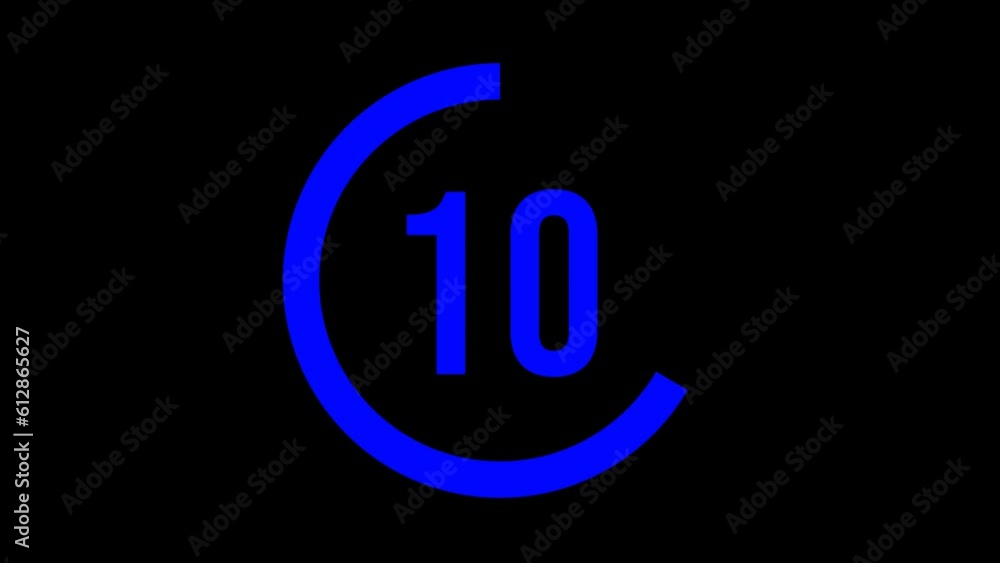 Alpha Channel Countdown Timer With Transparent Background Alpha Channel Countdown Timer With Transparent Background