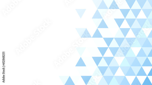 Blue Geometric Shape Pattern. Abstract Polygon Background. Technology Banner Wallpaper. Vector