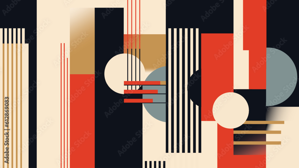 Decorative Illustration Minimal abstract Shape background Decorative Illustration Minimal abstract Shape background