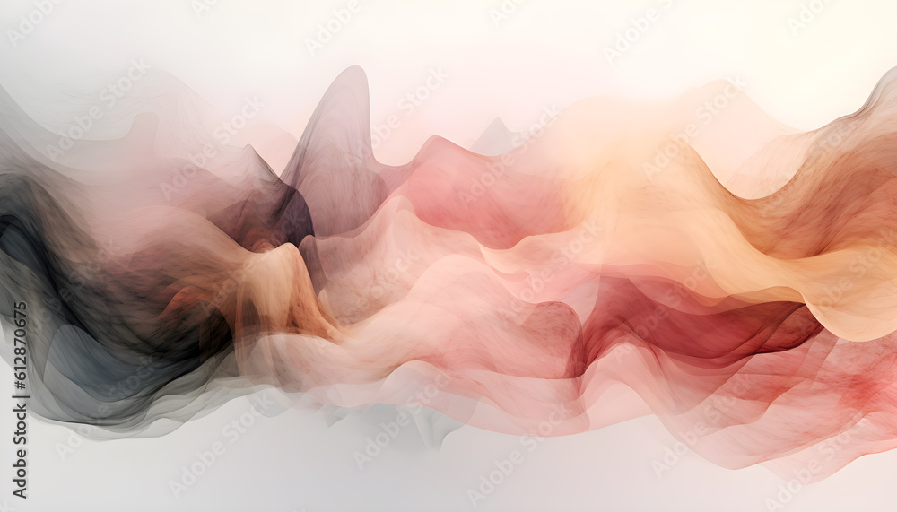 abstract background with smoke. generative ai