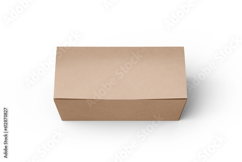 Premium Kraft Paper Food Box MockupPremium Kraft Paper Food Box Mockup © Ram Studio