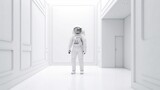 Olitary astronaut. Generative AI