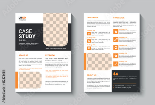 Case study flyer template