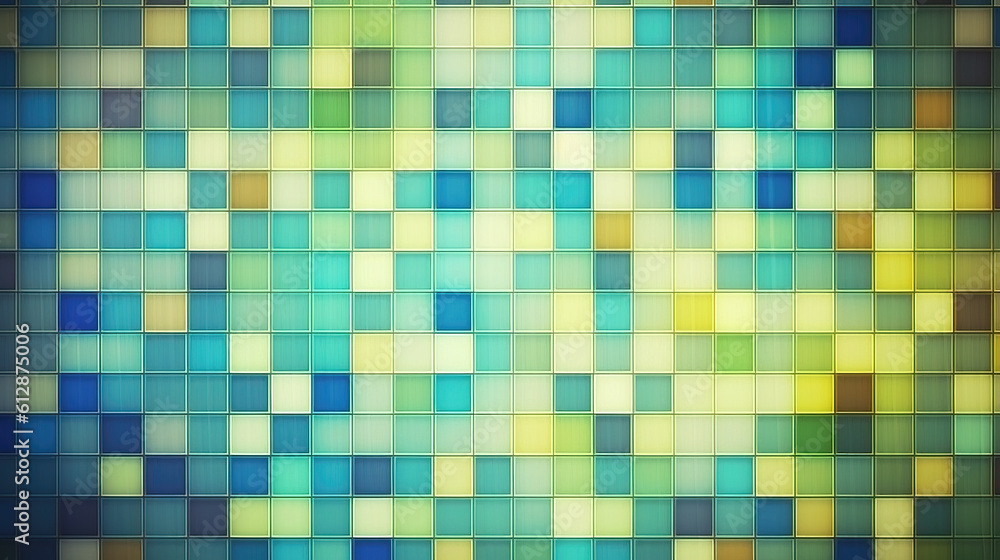 a modern abstract pixel inspired block and cube artwork in green, ai generated image a modern abstract pixel inspired block and cube artwork in green, ai generated image
