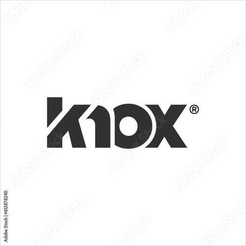knox logotype word mark logo design