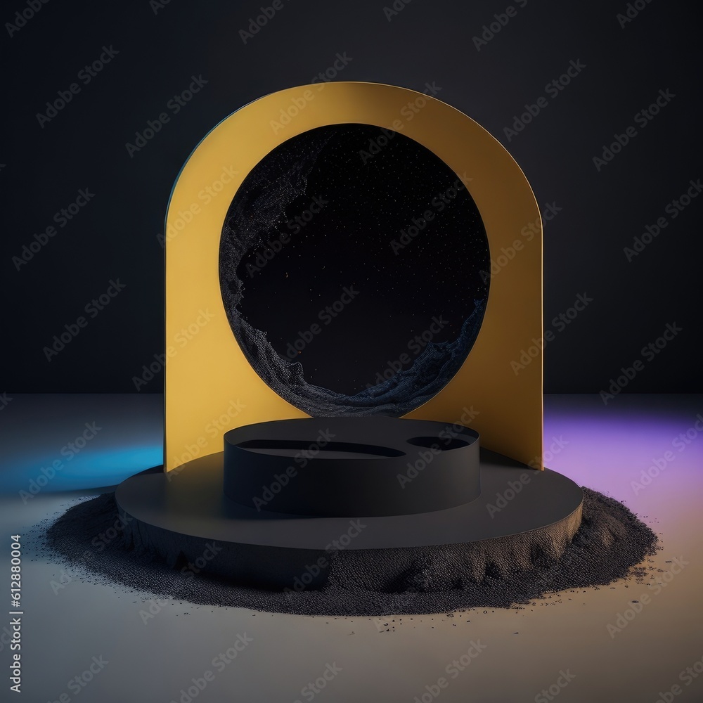 Promo Podium Realistic render generative ai Promo Podium Realistic render generative ai