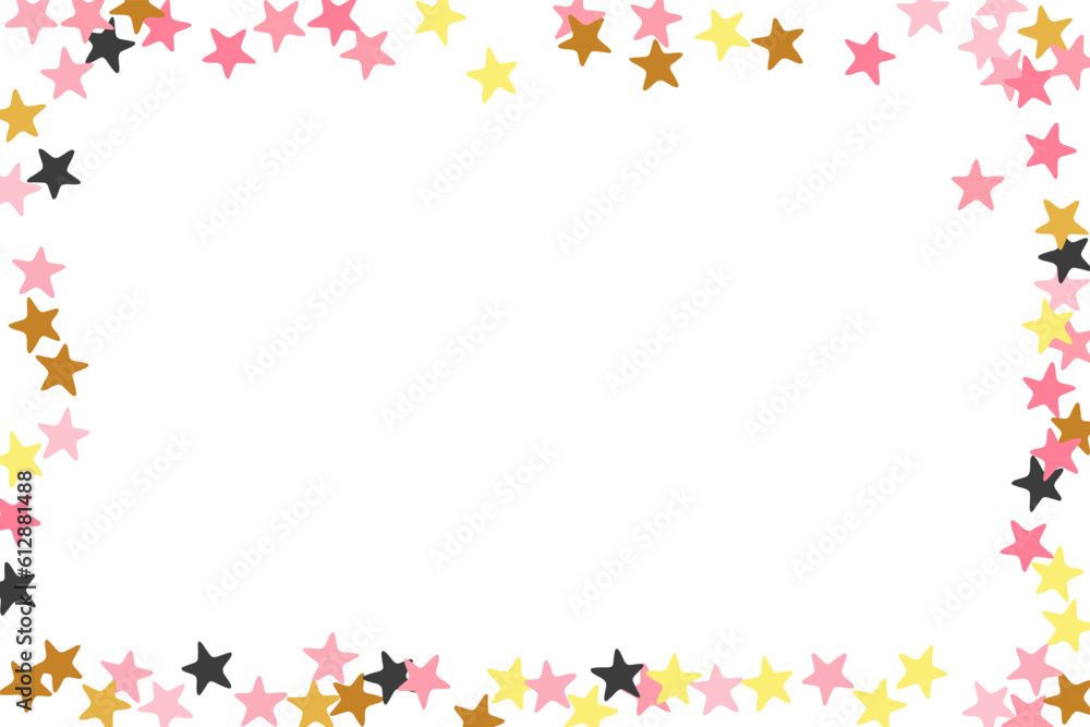 Abstract black pink gold stars random vector texture. Little starburst spangles Noel decoration particles. Isolated stars random design. Sparkle symbols gift decor. Abstract black pink gold stars random vector texture. Little starburst spangles Noel decoration particles. Isolated stars random design. Sparkle symbols gift decor.