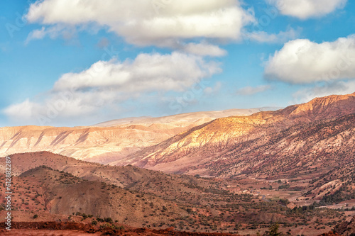 Beautiful mountain landscape Location Atlas Mountains, Morocco