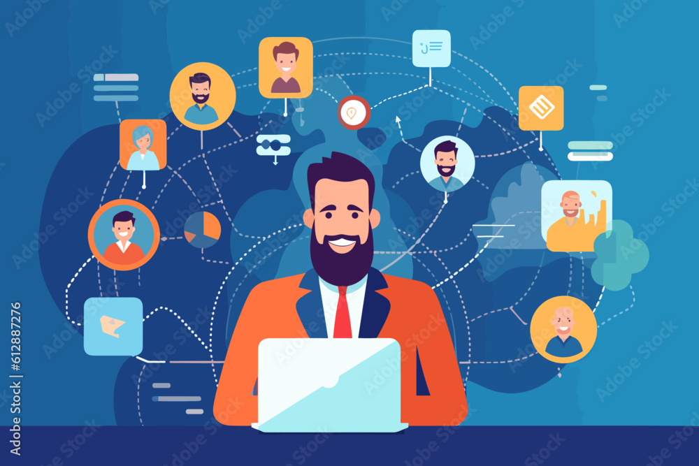 social network concept social network concept