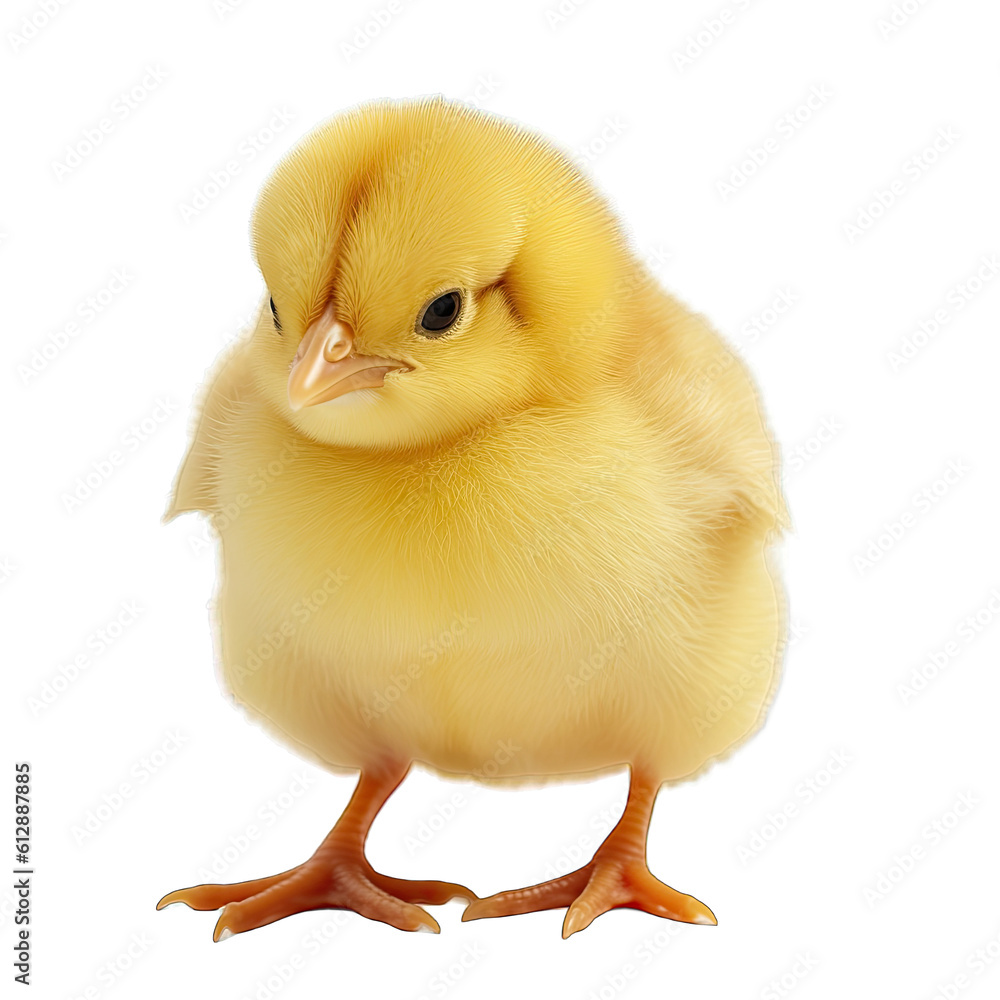 Obraz premium a yellow chick