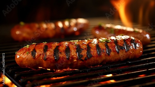 Grilled Sausage: Juicy and Charred Delight