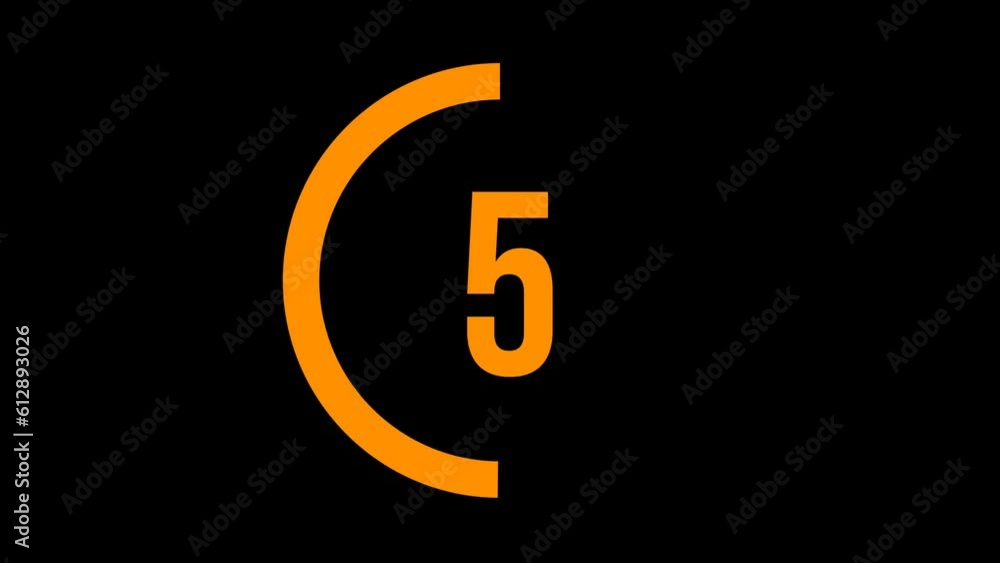 Alpha Channel Countdown Timer With Transparent Background Alpha Channel Countdown Timer With Transparent Background