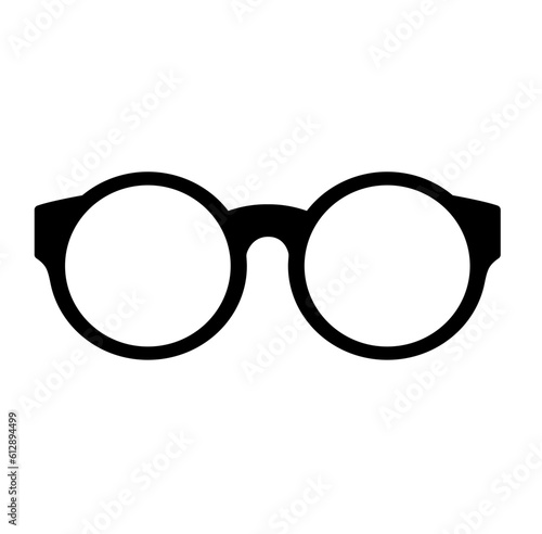 Cute glasses outline icon	