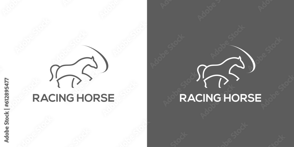 template logo design vector horse racing template logo design vector horse racing