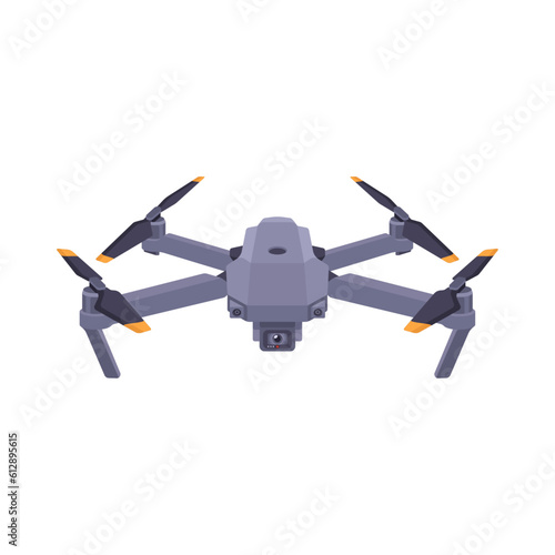 drone Icon Isolated Sign Flat Style Vector Illustration Symbol on White Background