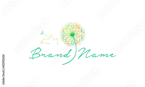 dandelion logo in white background