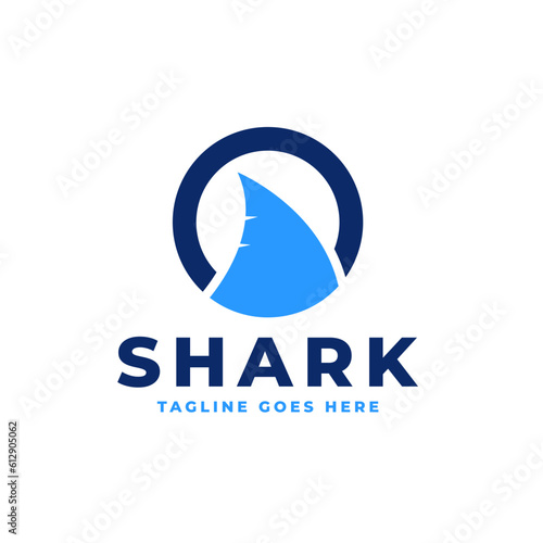 Creative Of A Shark Fin Logo Design Concept Vector Illustration Symbol Icon