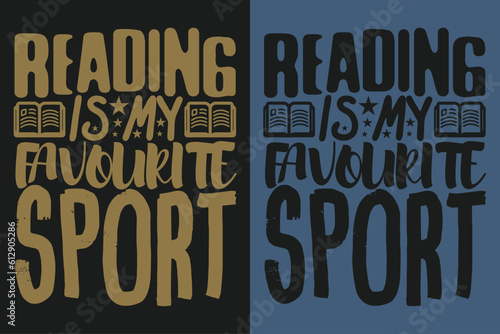 Reading Is My Favourite Sport, Book Lover Shirt, Literary Shirt, Bookish Shirt, Reading Book, Librarian Shirt, Book Reader Shirt, Inspirational Shirt, Gift For Librarian, Gift For Book Lover