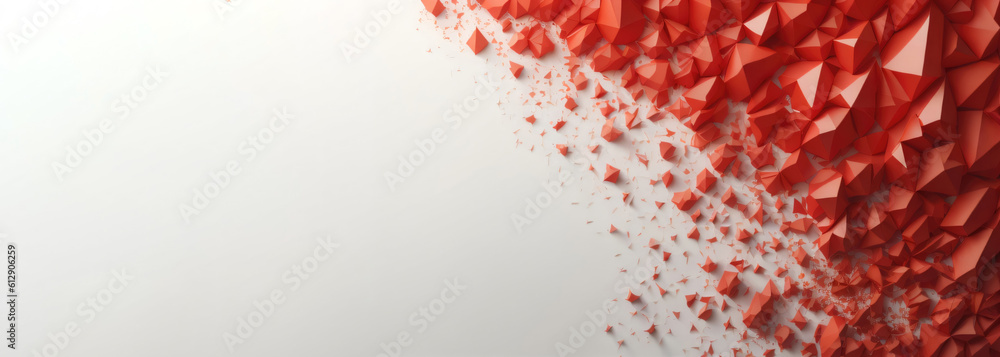 abstract colorful shape futuristic banner background. wallpaper. generative ai abstract colorful shape futuristic banner background. wallpaper. generative ai