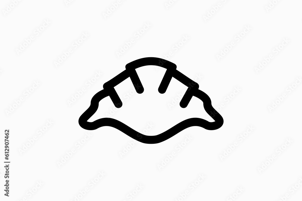 clam shell logo vector premium template clam shell logo vector premium template