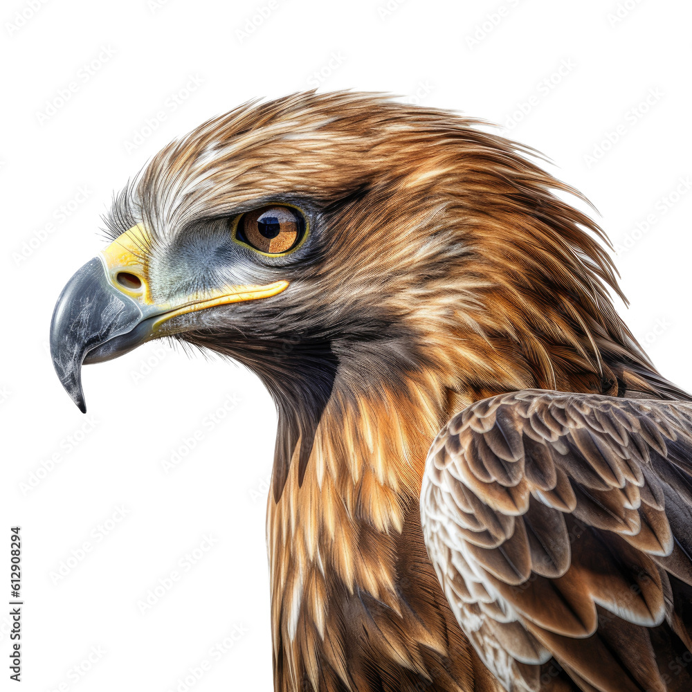 a Golden Eagle portrait in various positions, magnificent raptor Wildlife-themed, photorealistic illustrations in a PNG, cutout, and isolated. Generative AI a Golden Eagle portrait in various positions, magnificent raptor Wildlife-themed, photorealistic illustrations in a PNG, cutout, and isolated. Generative AI