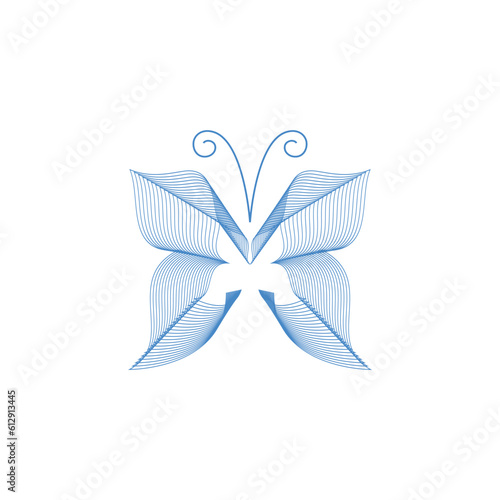 butterflay logo line