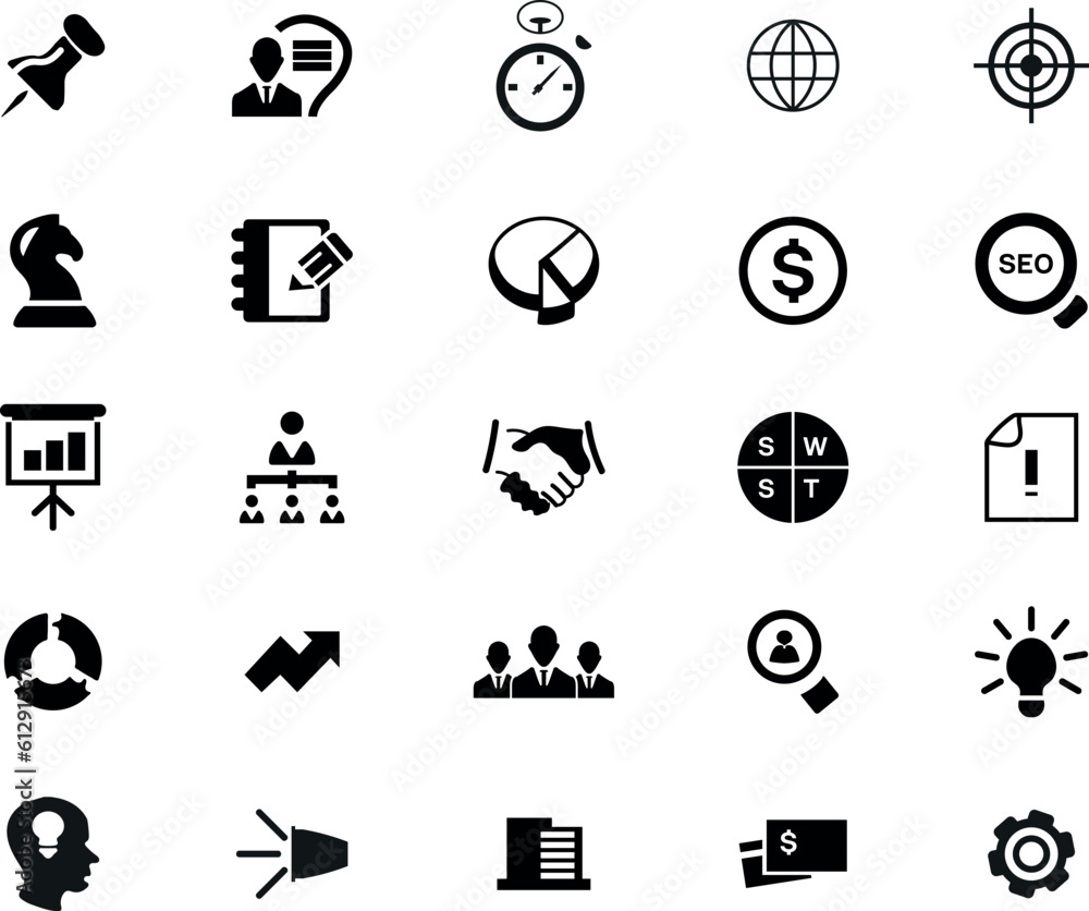 Digital marketing icons set . Digital marketing pack symbol vector elements Digital marketing icons set . Digital marketing pack symbol vector elements