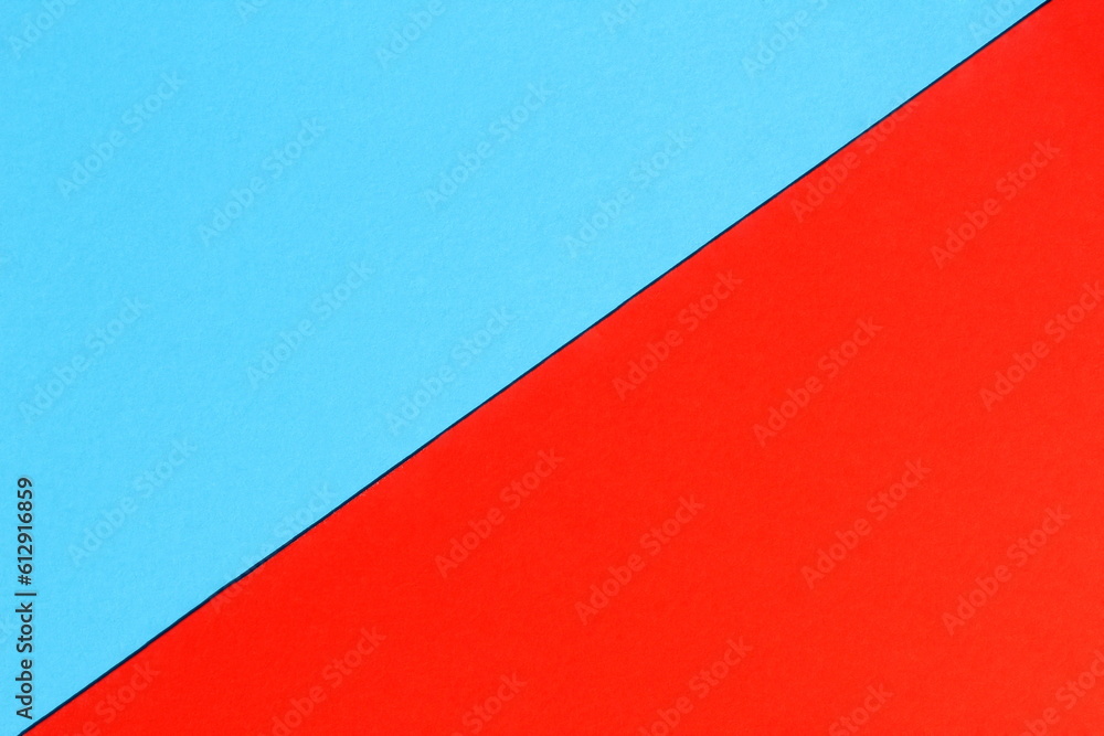 Red and blue in one photo. Red and blue in one photo.