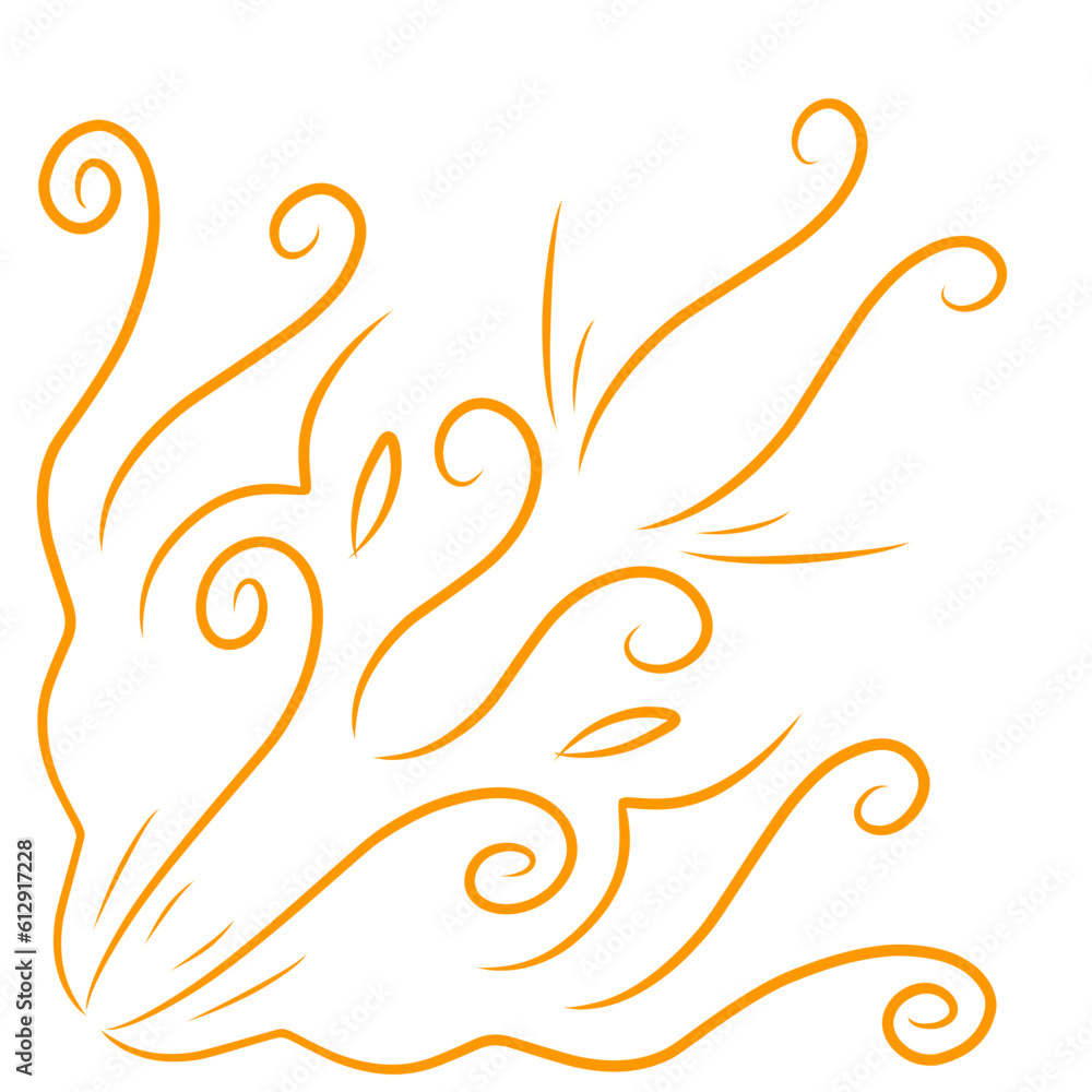 Swirl Side Corner Vector Illustration Swirl Side Corner Vector Illustration