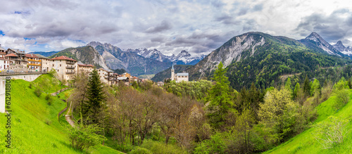 City of Valle di Cadore view in Italy