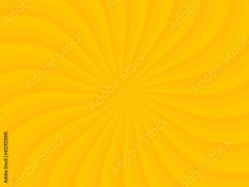 Yellow Comic Spiral Background