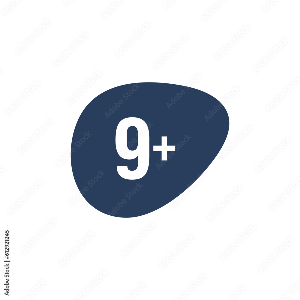 Age Restrictions Limit Sign Icon Template Age Restrictions Limit Sign Icon Template