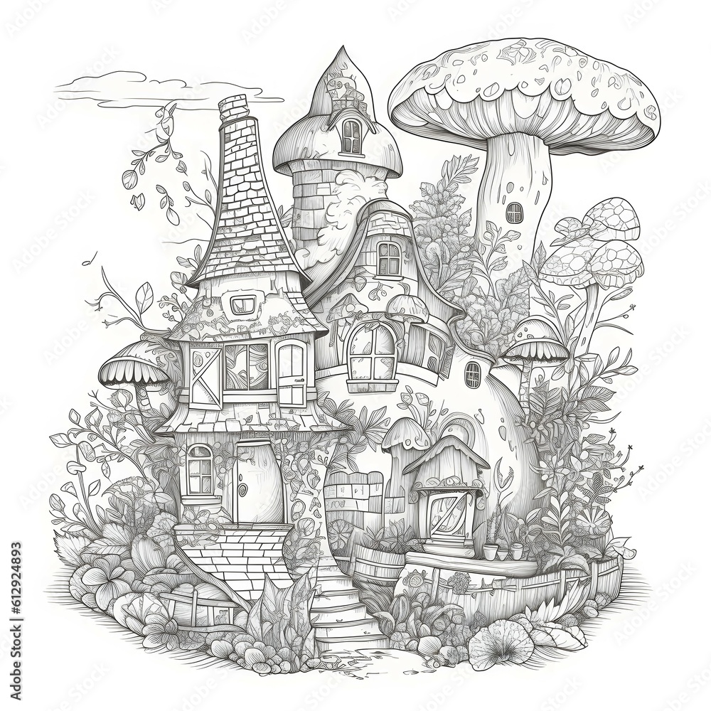 Fine Line Coloring Pages Printable