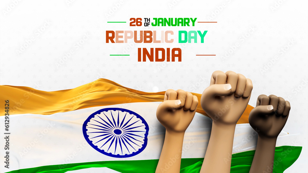 India Republic Day 4k Stock Illustration | Adobe Stock