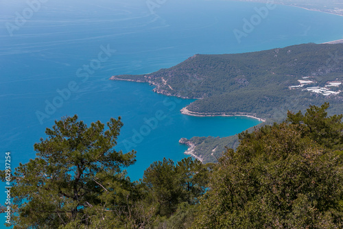 Suluada Island coastal view on the Mediterranean Sea. Antalya, Turkey
 photo